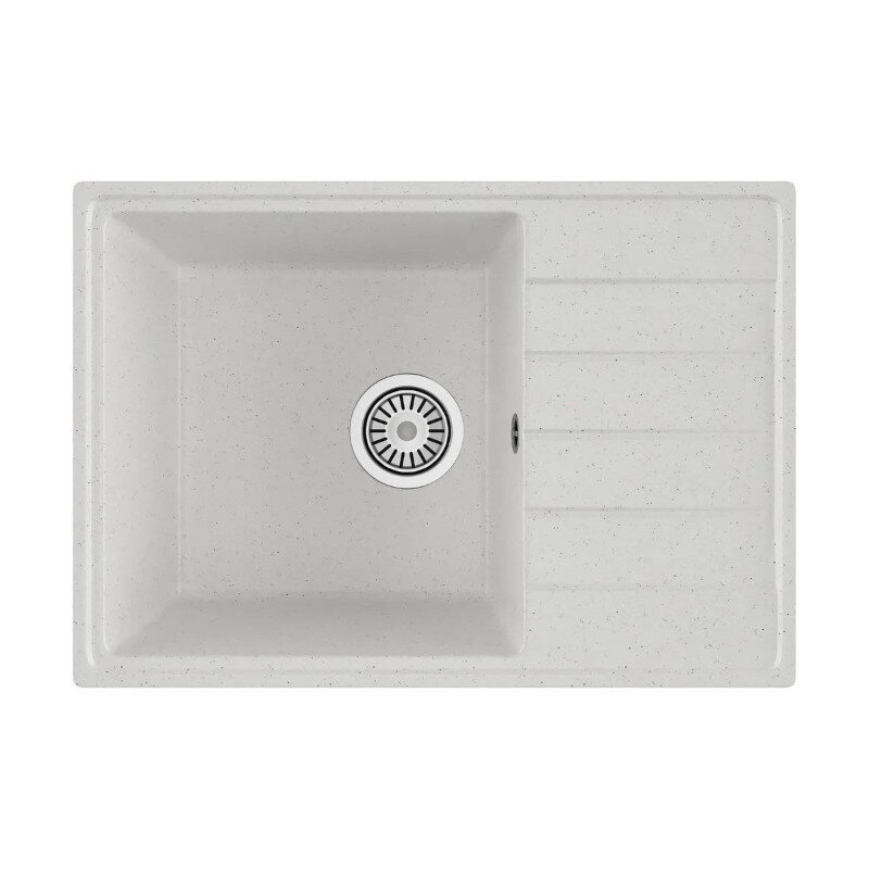 Изображение товара Кухонная мойка Maretti Kitchen KT600-WH, 60 см, искусственный камень, белый
