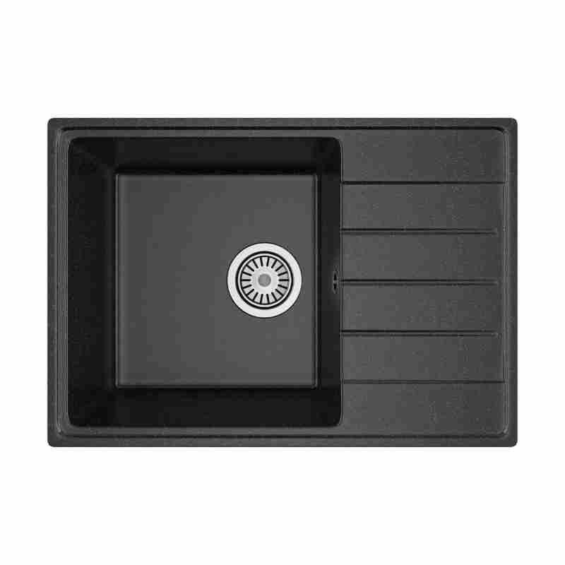 Изображение товара Кухонная мойка Maretti Kitchen KT600-BL 60 см искусственный камень черный