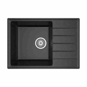 Изображение товара Кухонная мойка Maretti Kitchen KT600-BL, 60 см, искусственный камень, черный