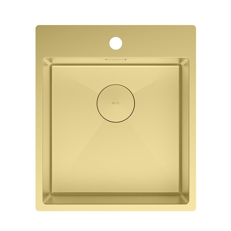 Изображение товара Кухонная мойка Lemark Janga 440 9938102, 44 см, PVD-покрытие, нержавеющая сталь, золото светлое