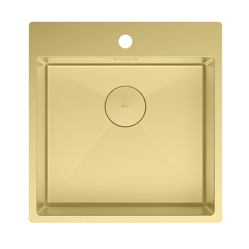 Изображение товара Кухонная мойка Lemark Janga 490 9938106, 49 см, PVD-покрытие, нержавеющая сталь, золото светлое