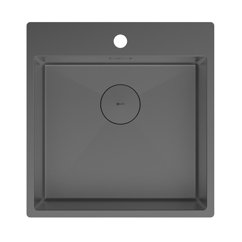 Изображение товара Кухонная мойка Lemark Janga 490 9936107, 49 см, PVD-покрытие, нержавеющая сталь, графит