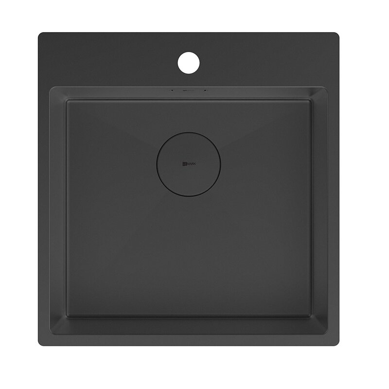 Изображение товара Кухонная мойка Lemark Janga 490 9932108, 49 см, PVD-покрытие, нержавеющая сталь, черный матовый