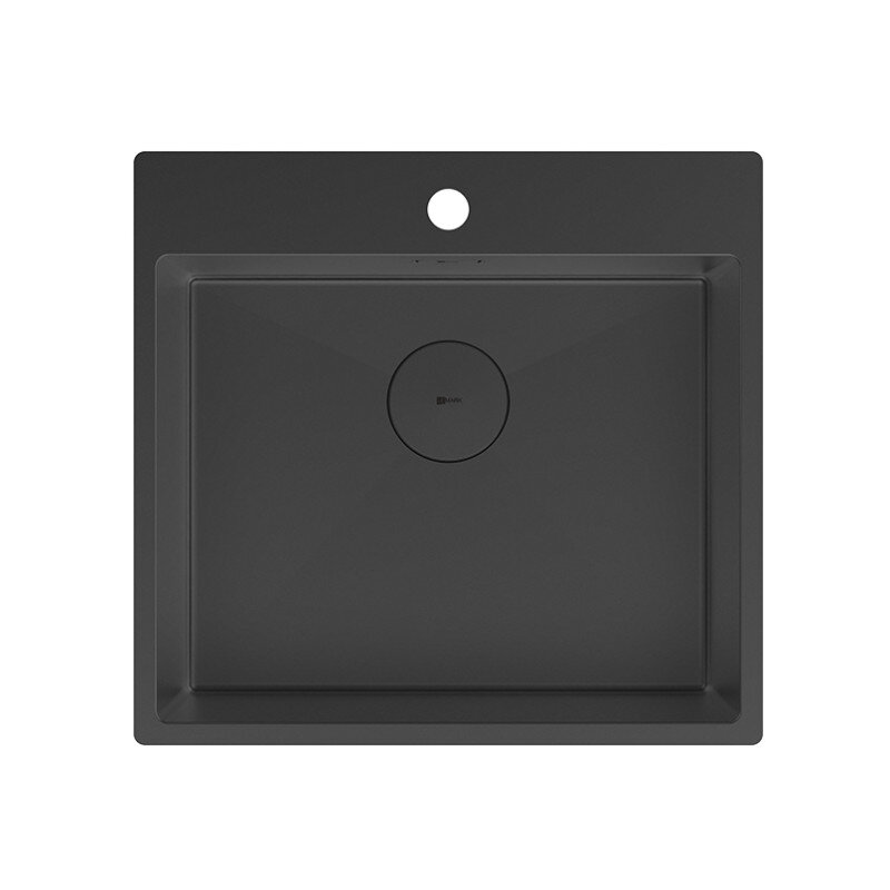 Изображение товара Кухонная мойка Lemark Janga 540 9932112, 54 см, PVD-покрытие, нержавеющая сталь, черный матовый