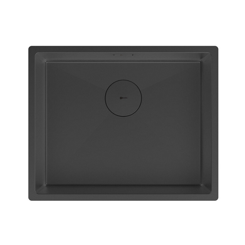 Изображение товара Кухонная мойка Lemark Olanga 540 9932128, 54 см, нержавеющая сталь, PVD-nano покрытие, черный матовый