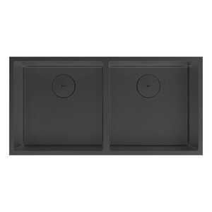 Изображение товара Кухонная мойка Lemark Proran 900 9932140, 86 см, нержавеющая сталь, черный матовый