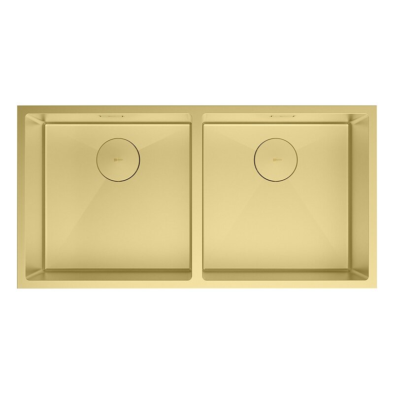 Изображение товара Кухонная мойка Lemark Proran 900 9938138 2 чаши нержавеющая сталь золото светлое 86 см