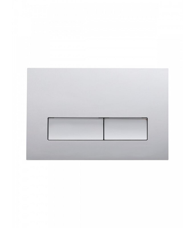 Изображение товара Клавиша смыва Agger APB0200 механическая хром двухрежимная для унитаза