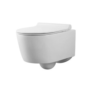 Изображение товара Подвесной унитаз Agger, AT05100, безободковый, крышка-сиденье микролифт, белый