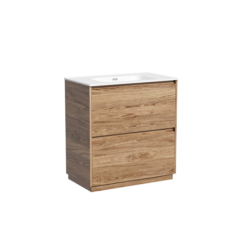 Изображение товара Тумба под раковину Sancos Libra Floor LB80FECH, 80 см, напольная, дуб чарльстон