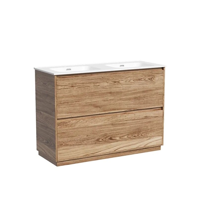 Изображение товара Тумба под раковину Sancos Libra Floor LB120F-2ECH 120 см напольная дуб чарльстон