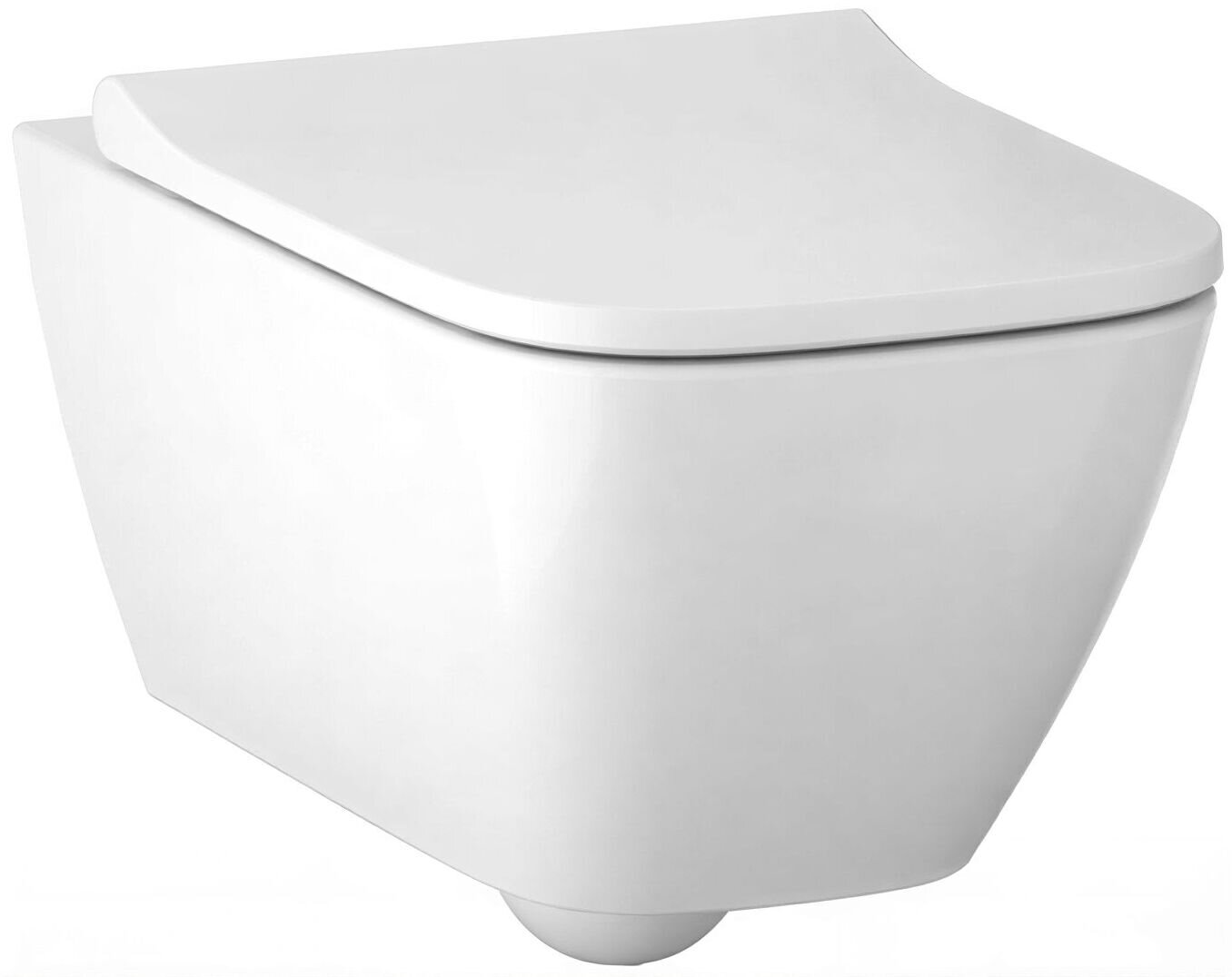 Изображение товара Подвесной безободковый унитаз Geberit Smyle 500.683.01.2 Square, крышка микролифт, белый (аналог 500.683.01.1) Изображение товара Подвесной безободковый унитаз Geberit Smyle 500.683.01.2 Square, крышка микролифт, белый (аналог 500.683.01.1)