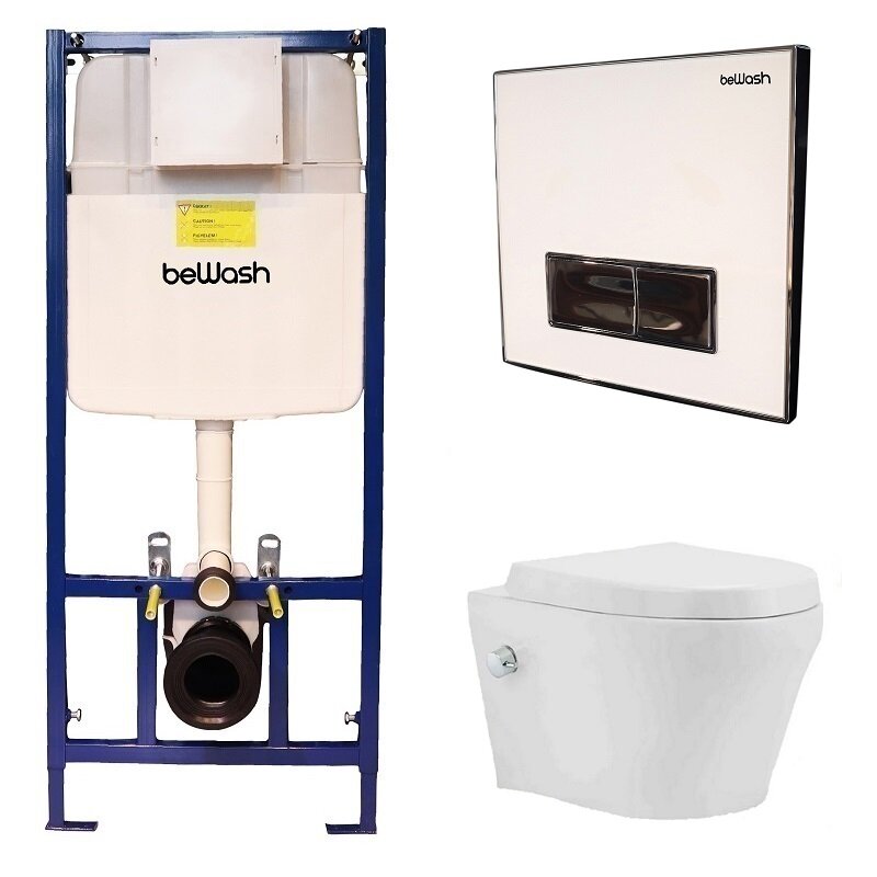 Изображение товара Инсталляция BeWash с унитазом BeWash Metison и функцией биде, сиденье микролифт