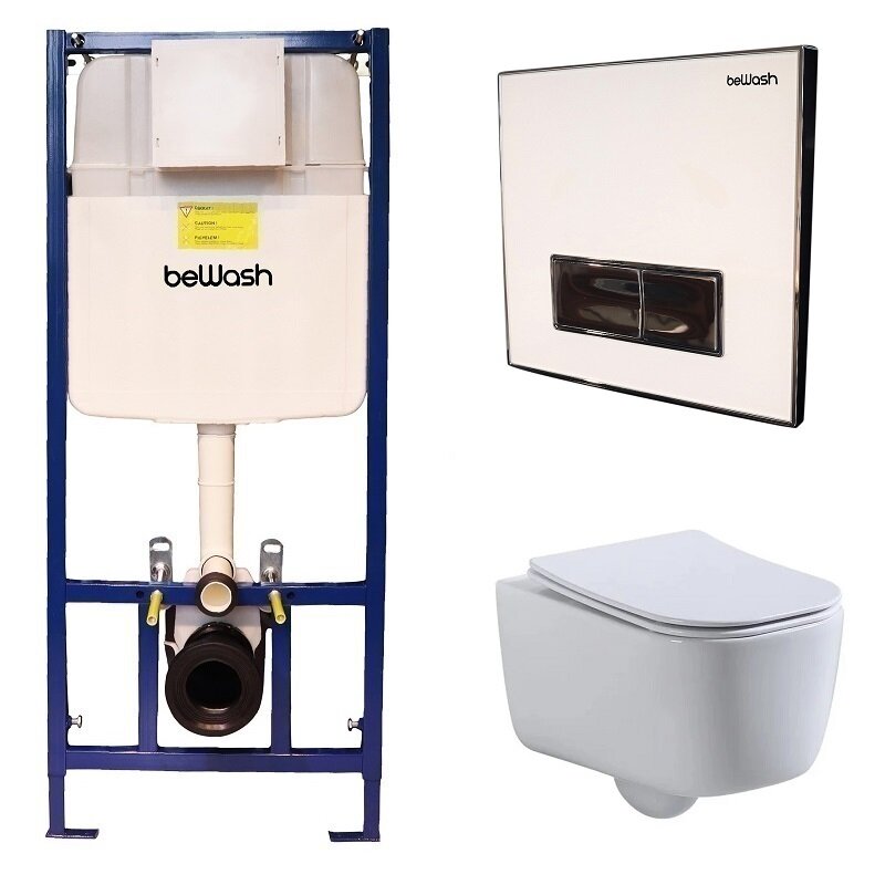 Изображение товара Инсталляция BeWash Schutz 74P05BY02510 с унитазом и сиденьем микролифт