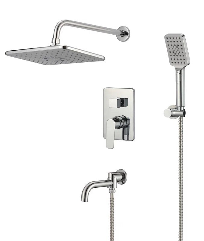 Изображение товара Душевая система Osgard Dalalven 83350, с поворотным изливом, хром