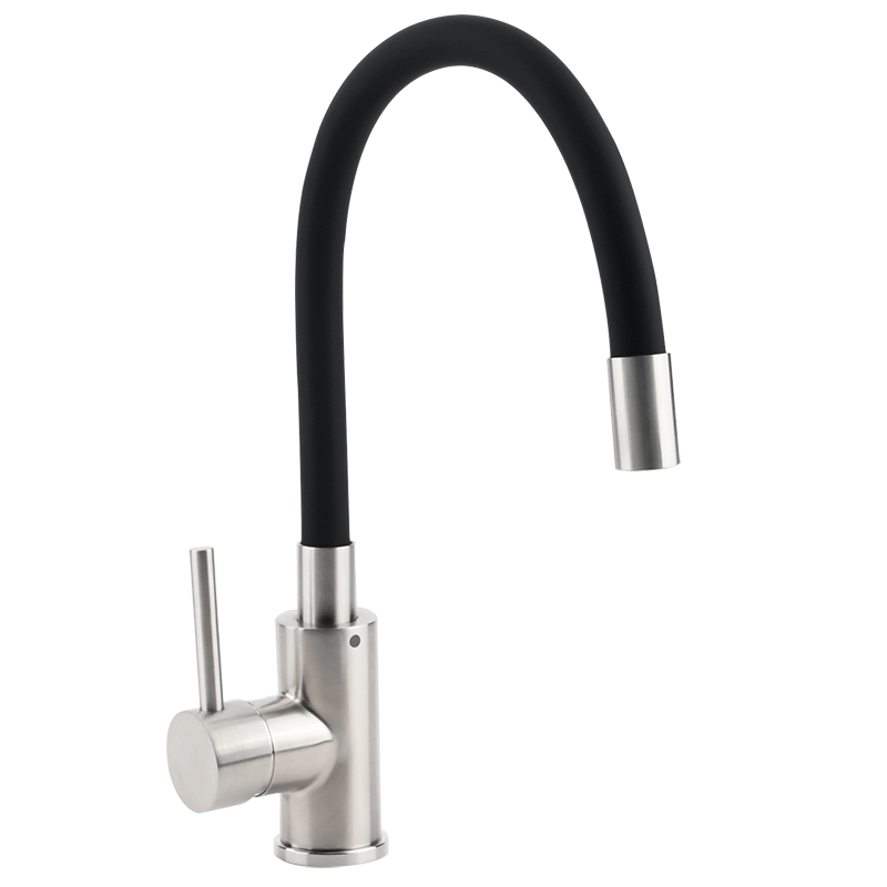 Изображение товара Смеситель Osgard Gron Flex 84283 для кухонной мойки черный матовый никель Изображение товара Смеситель Osgard Gron Flex 84283 для кухонной мойки черный матовый никель