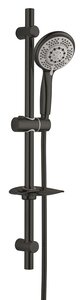 Изображение товара Душевой гарнитур Osgard Lovelace Black 90717, лейка 5 режимов, черный матовый