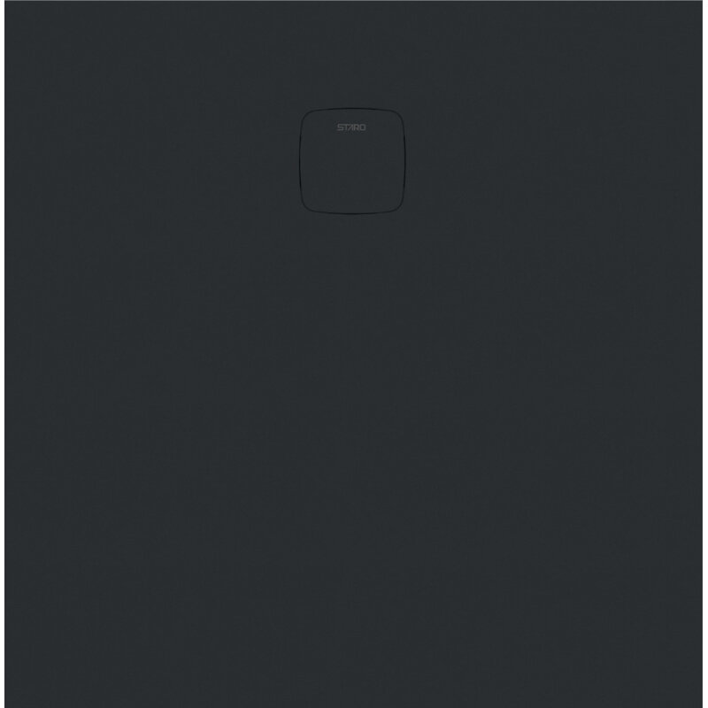 Изображение товара Душевой поддон Starohome Cosmo 80x80 см литьевой мрамор черный матовый