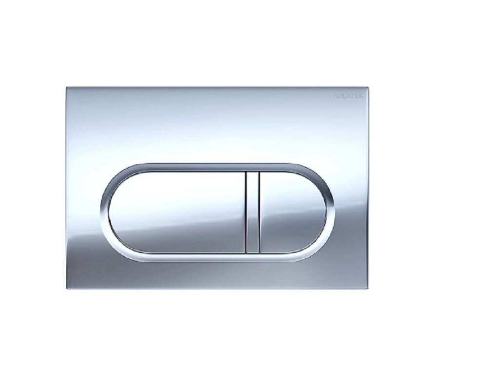 Изображение товара Клавиша смыва Aquatek KDI-0000043, механическая, цвет хром глянцевый