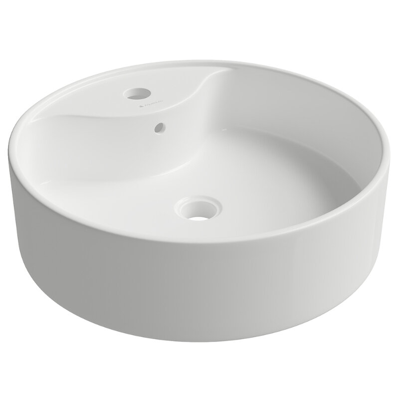 Изображение товара Раковина накладная Aqueduto Espiral ESP0610, 46 см, фарфор, цвет белый Изображение товара Раковина накладная Aqueduto Espiral ESP0610, 46 см, фарфор, цвет белый