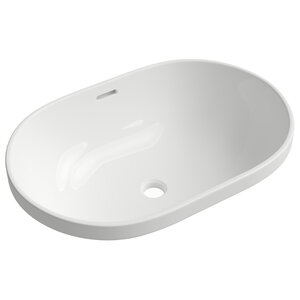 Изображение товара Раковина Aqueduto Inserto INS0110, 61 см, фарфор, цвет белый