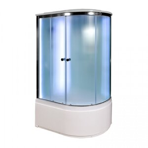 Изображение товара Душевая кабина AvaCan D120SLLED/D120SRLED 120x80 см с LED-подсветкой и крышей