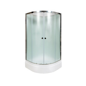 Изображение товара Душевая кабина Avacan D271SEL 98450, 100 х 100 см, с электрикой, с крышей, поддон средний, стекло матовое, профиль хром