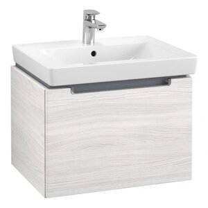 Изображение товара Тумба под раковину Villeroy&Boch Subway 2.0, A68710E8, 58 см, подвесная, white wood