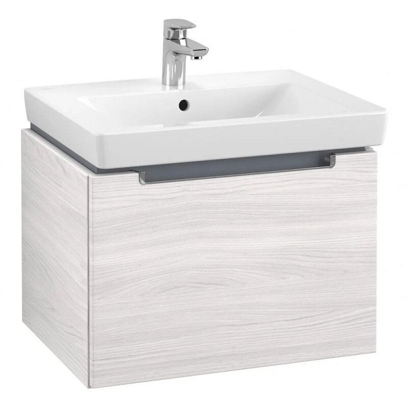 Изображение товара Тумба под раковину Villeroy&Boch Subway 2.0, A68710E8, 58 см, подвесная, white wood Изображение товара Тумба под раковину Villeroy&Boch Subway 2.0, A68710E8, 58 см, подвесная, white wood