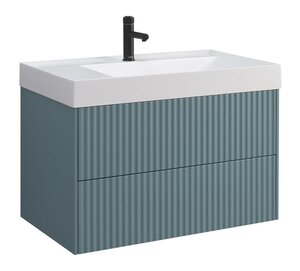 Изображение товара Тумба под раковину Belux Сиртаки НП 85-02, 4810924269850, 85 см, подвесная, голубой малахит матовый