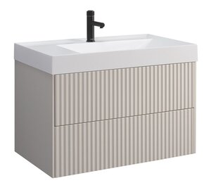 Изображение товара Тумба под раковину Belux Сиртаки НП 85-02, 4810924269867, 85 см, подвесная, светлый миндаль матовый