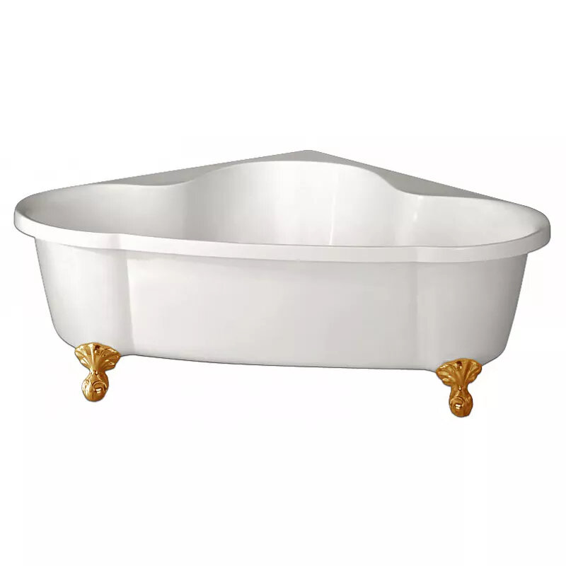 Изображение товара Акриловая угловая ванна BelBagno BB07 150x150 см, белая, без гидромассажа