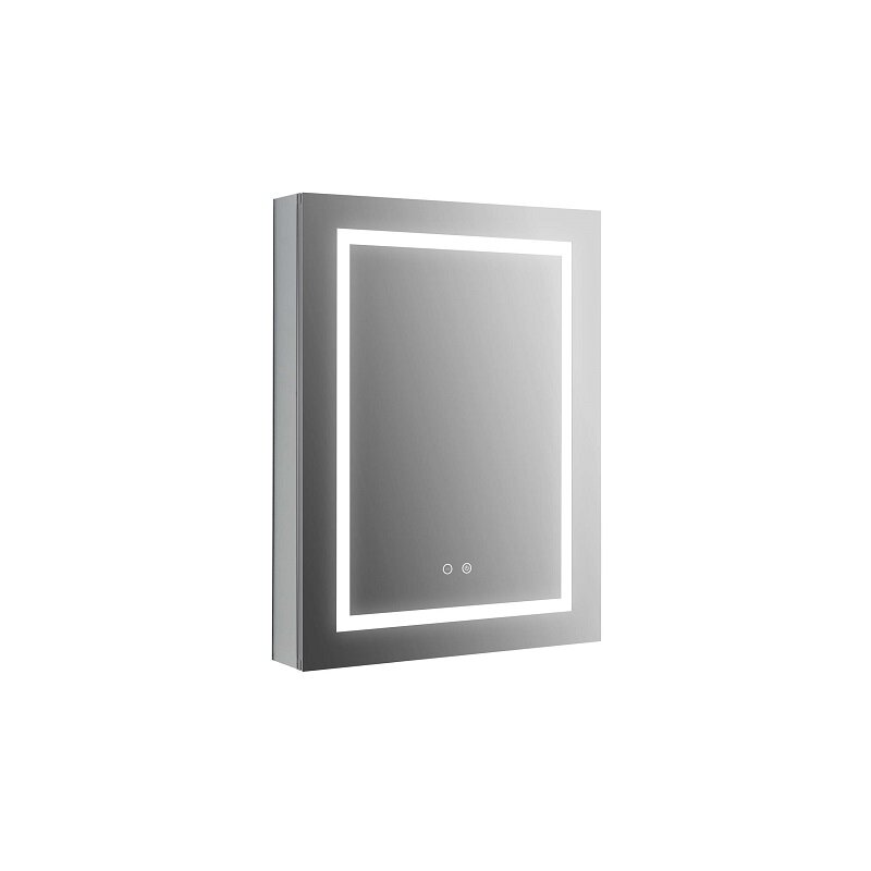 Изображение товара Зеркальный шкаф Aquatek AQ7604-MLC, 60 см, LED-подсветка, сенсор, хром