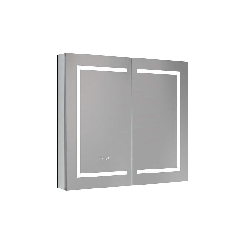 Изображение товара Зеркальный шкаф Aquatek AQ7804-MLC с LED-подсветкой, 80 см, хром