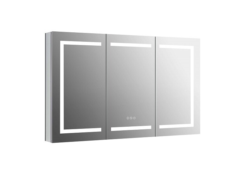 Изображение товара Зеркальный шкаф Aquatek AQ7124-MLC, 120 см, LED-подсветка, сенсор, хром
