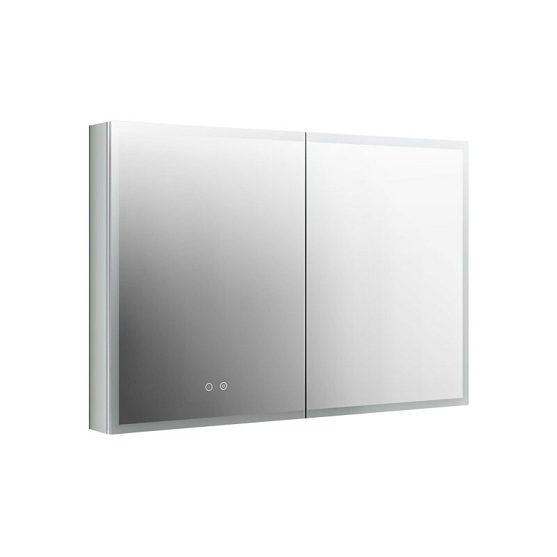 Изображение товара Зеркальный шкаф Aquatek AQ7103B-MLC, 100 см, LED-подсветка, сенсор, хром