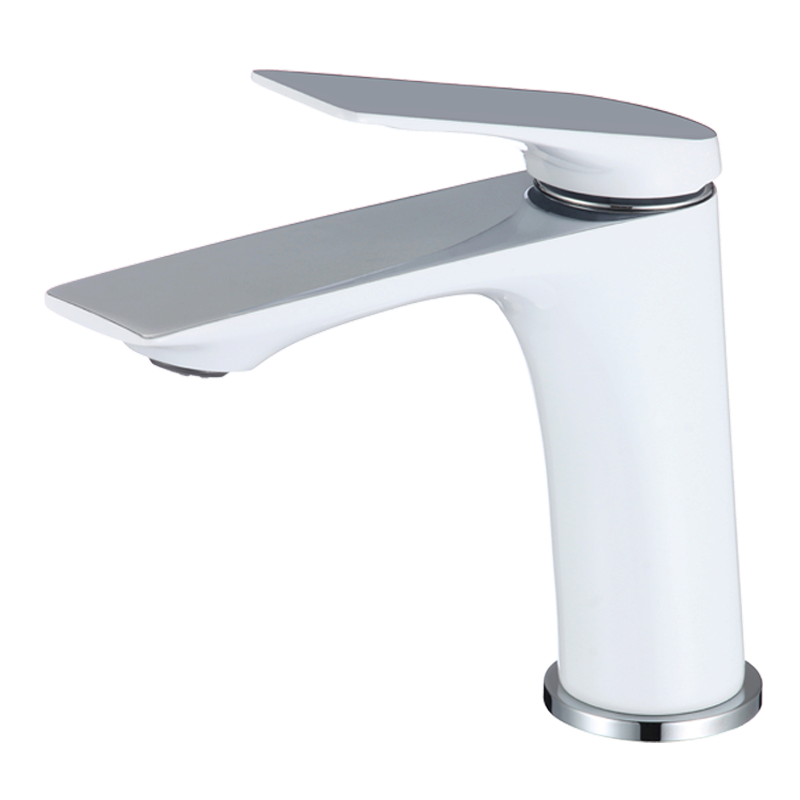 Изображение товара Смеситель для раковины Osgard Solen White 59013, латунь, бело-хром