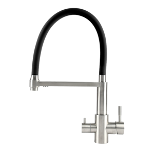 Изображение товара Смеситель Osgard Resa 88293 для кухни с подключением к фильтру никель черный