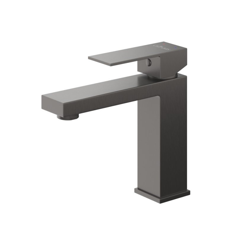 Изображение товара Современный смеситель для раковины Cezares SLIDER-LS-GM из оружейной стали, Италия