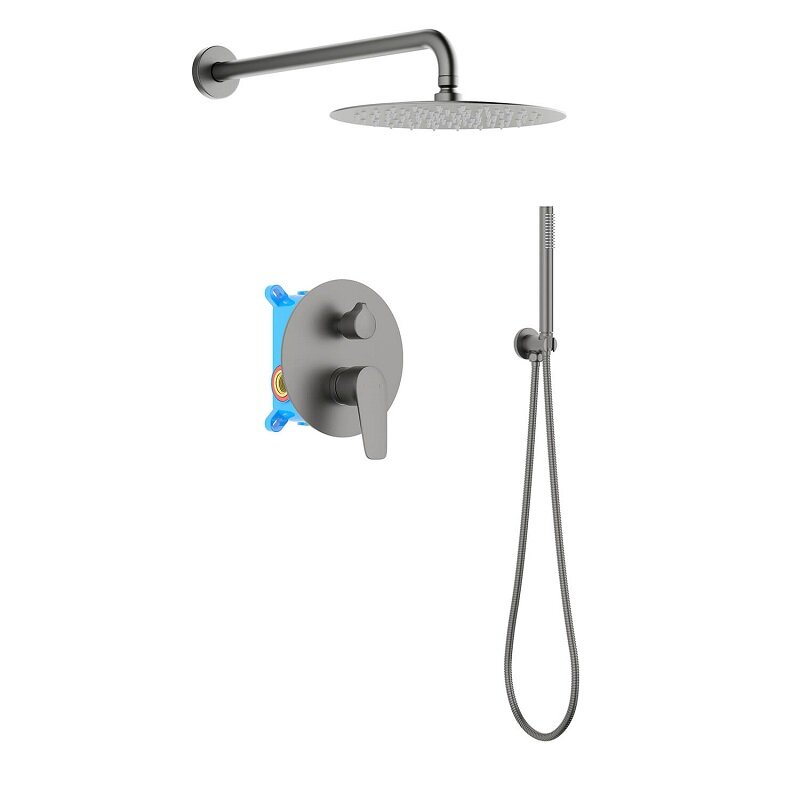 Изображение товара Душевая система Aquatek Бетта AQ1172BGM оружейная сталь Россия