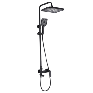 Изображение товара Душевая система Osgard Fendi Black 68050, с поворотным изливом, цвет черный матовый