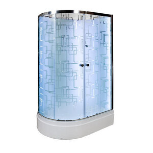 Изображение товара Душевая кабина AvaCan EM2712LLED+GM/EM2712RLED+GM 120x80 см гидромассаж LED освещение