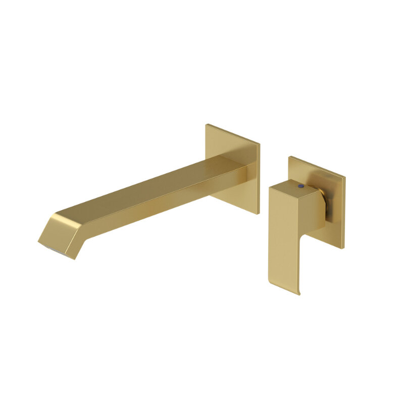 Изображение товара Смеситель для раковины Cezares PORTA-BLI2-SR, золото, с донным клапаном