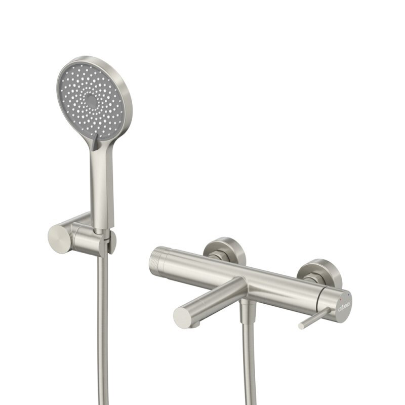 Изображение товара Смеситель для ванны и душа Cezares RELAX-VD-IN с душевым гарнитуром, сатин, Италия