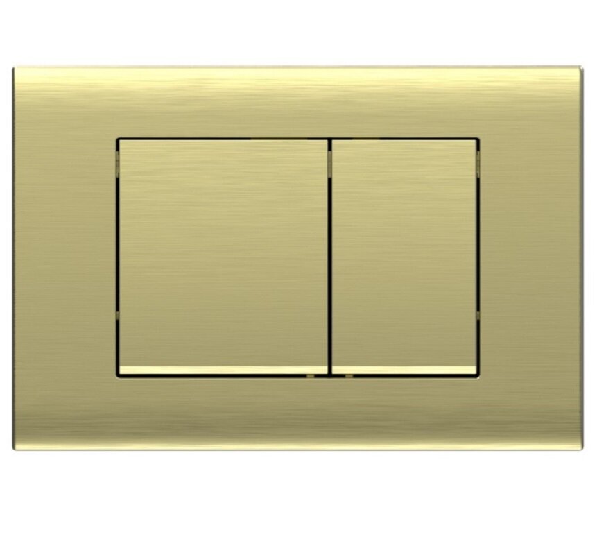 Изображение товара Клавиша смыва Vincea VFP-001BG, механическая, брашированное золото