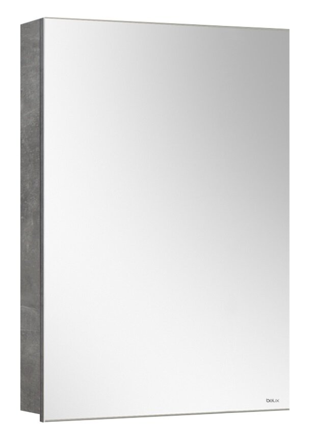 Изображение товара Зеркальный шкаф Belux Стокгольм ВШ 50, 4810924276223, 50 см, бетон чикаго светло-серый
