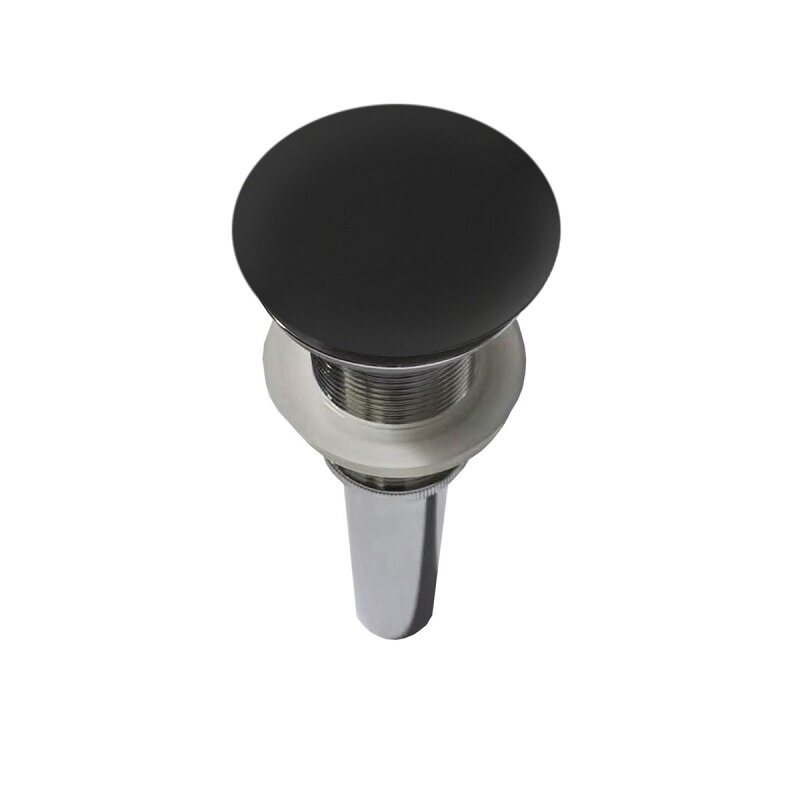 Изображение товара Донный клапан Vincea Solid Surface DBS-616MB черный матовый, click-clack, без перелива