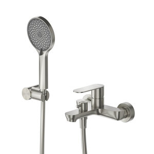 Изображение товара Смеситель для ванны и душа Cezares STYLUS-VD-IN, с душевым гарнитуром, сатин