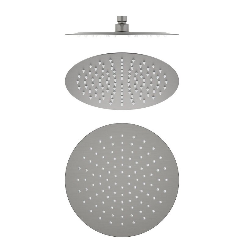 Изображение товара Верхний душ Aquatek AQ2073BGM, 25 см, оружейная сталь