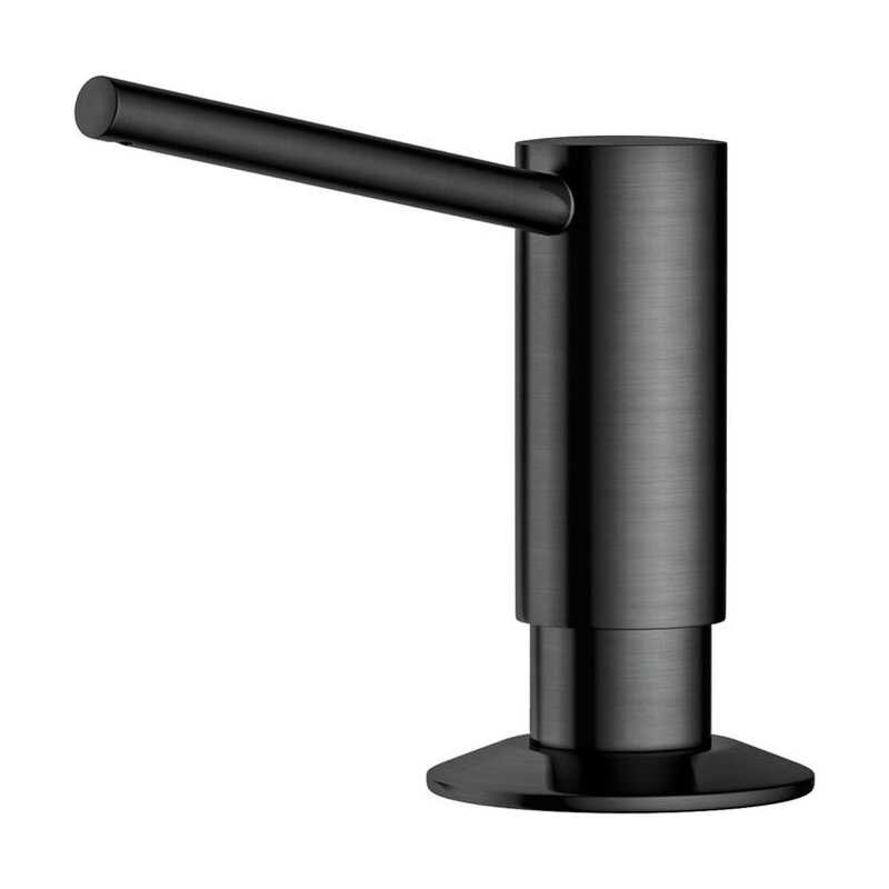 Изображение товара Встраиваемый дозатор жидкого мыла Omoikiri Pure Life OM-02-GM воронёная сталь